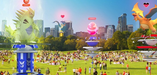 Pokémon Go krijgt Raids
