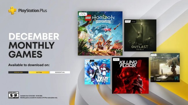 PlayStation Plus geeft ons in december 5 gratis spellen