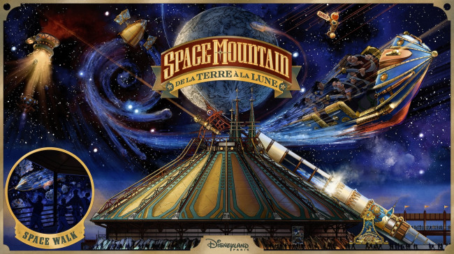 Groot nieuws voor Disneyland Parijs: de originele Space Mountain, geïnspireerd op Jules Verne, zal terugkeren