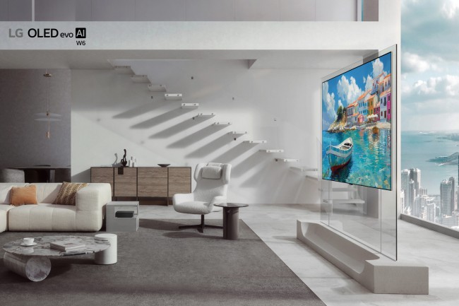 LG onthult OLED evo W6