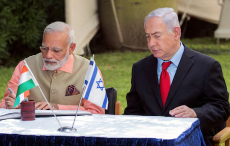 Modi bezoekt Israël terwijl de regionale spanningen toenemen