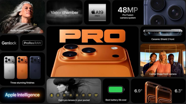 Apple dropt Plus, introduceert iPhone 17 Air en geüpgradede Pro