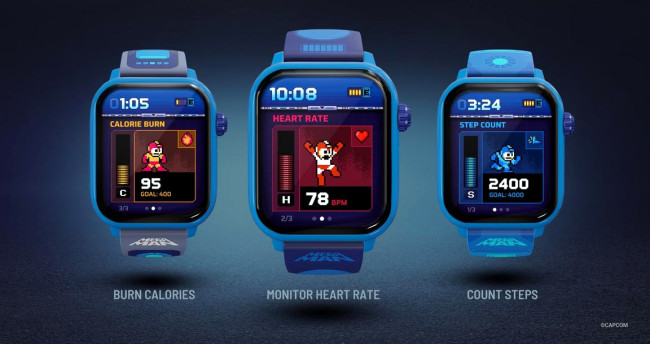 Bekijk deze coole Mega Man-smartwatch