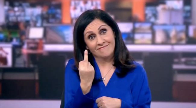 BBC presenter apologizes after accidentally giving viewers the middle finger