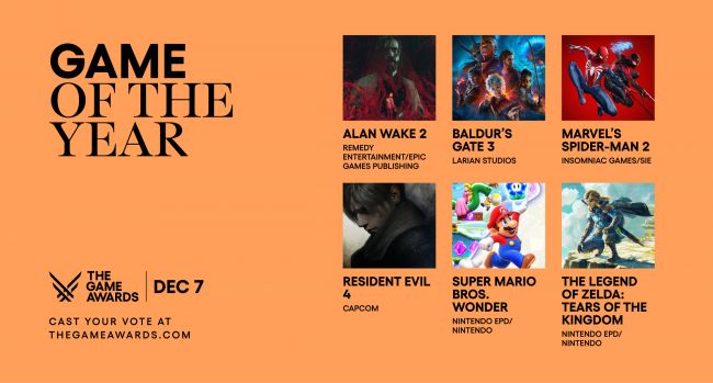 Alle winnaars van The Game Awards