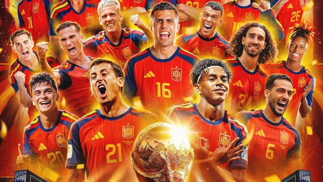 Spanje is opnieuw wereldkampioen na een overweldigende overwinning op Argentinië met 1-0 te hebben verslagen