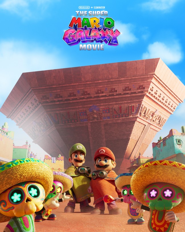 Mario en Luigi zullen het Zandkoninkrijk bezoeken in The Super Mario Galaxy Movie 