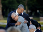 Hiroshima-overlevende omarmd door Obama, Shigeaki Mori, overlijdt op 88-jarige leeftijd