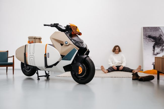 BMW has shown an electric moped made to be customized.