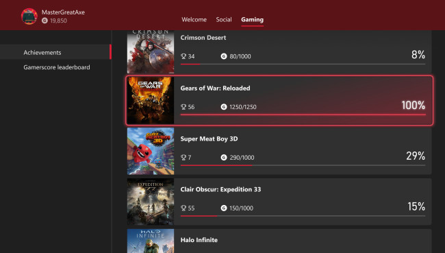 Het momentum van Xbox zet zich voort met de langverwachte Achievement-herziening