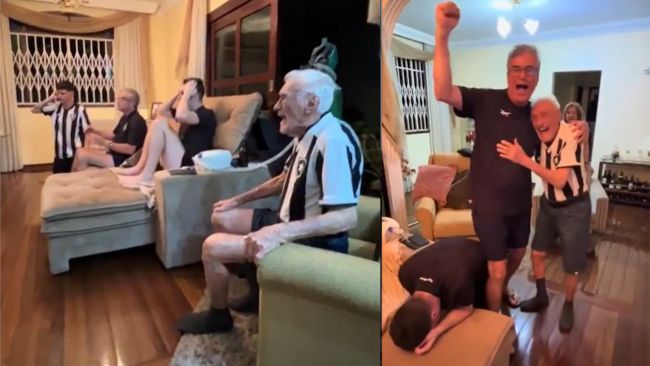 Charmante video van drie generaties dieLibertadores de overwinning van Botafogo vieren, gaat viraal