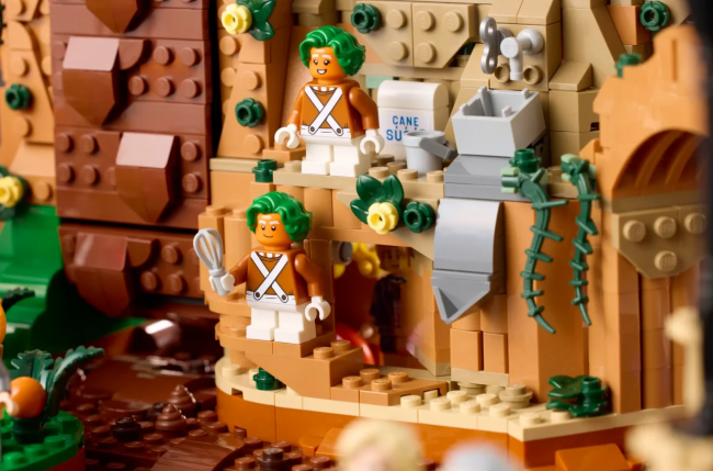 Lego onthult de chocoladefabriek van Willy Wonka