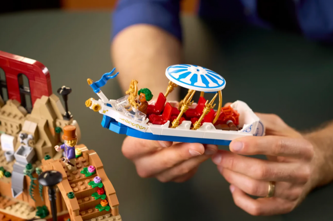 Lego onthult de chocoladefabriek van Willy Wonka