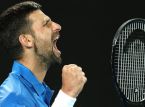 Novak Djokovic danst terwijl hij de halve finale bereikt in een nieuwe Wimbledon-klassieker