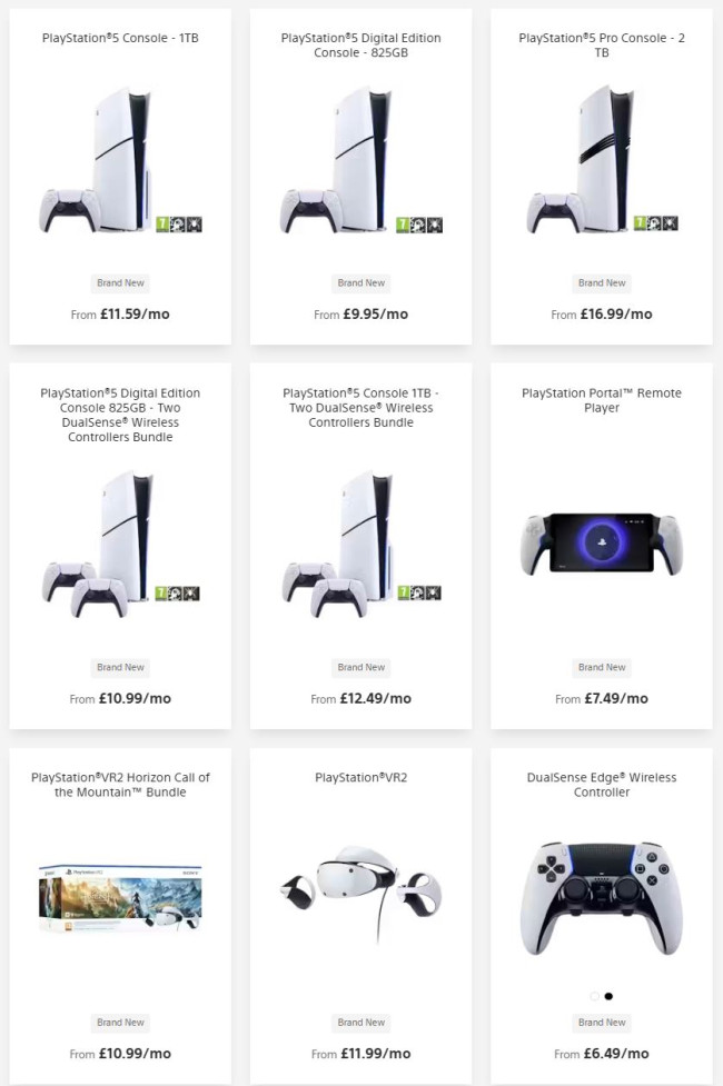 Sony lanceert een PS5-huurplan in het VK vanaf £9,95 per maand