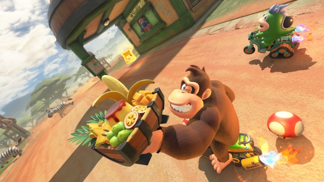 Een paar aanwijzingen suggereren dat Nintendo Donkey Kong DLC aanbrengt voor Mario Kart World 