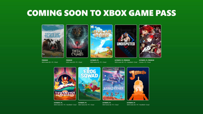 It is tijd voor weer een ronde nieuwe toevoegingen op Game Pass