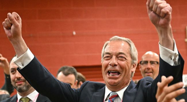 Het is man tegen pis terwijl Farage het opneemt tegen Graaf Binface