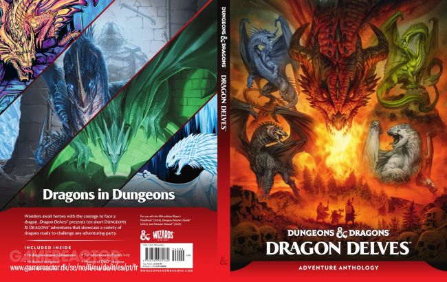Dit is de covers van Dragon Delves, de volgende avonturenbloemlezing voor D&D