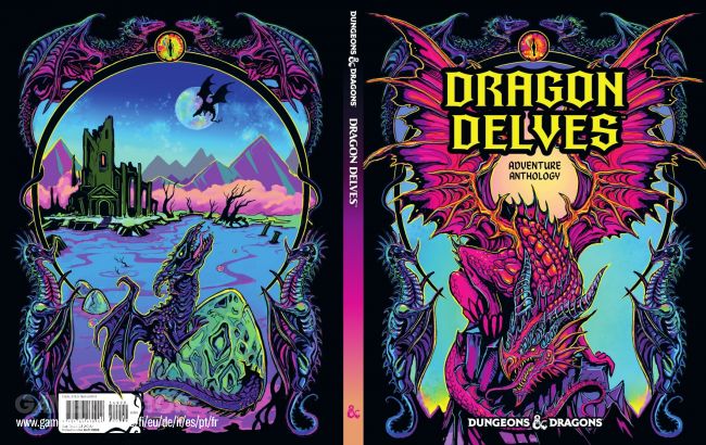 Dit is de covers van Dragon Delves, de volgende avonturenbloemlezing voor D&D
