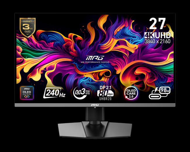 Asus, Samsung en MSI maken een sprong op CES met 's werelds eerste 4K OLED 240Hz 27-inch monitoren