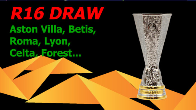 UEFA Europa League-loting: Rivalen voor de achtste finales aangekondigd