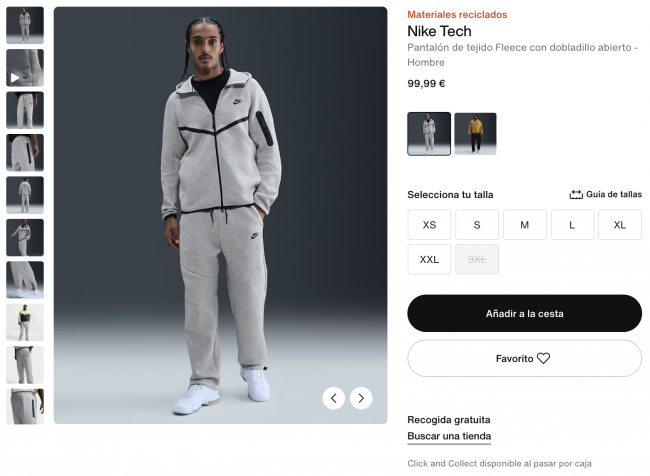 Nike verkoopt outfit uit die Maduro draagt nadat arrestatiebeelden viraal gingen (Model: Nike Tech)