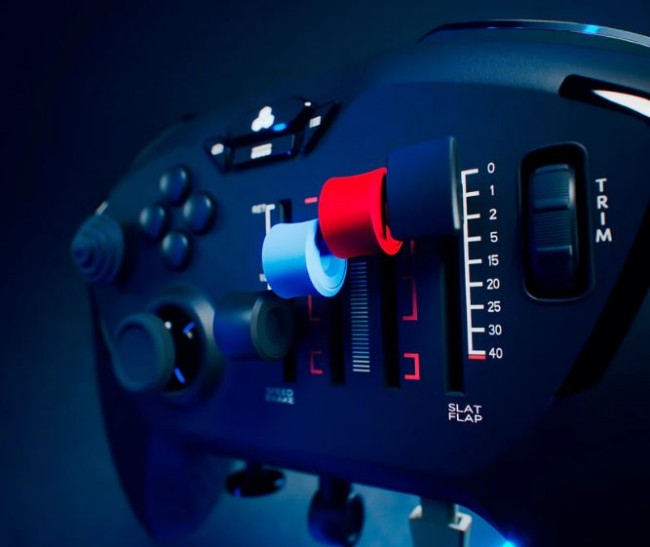 De nieuwe Echo Aviation-controller van Honeycomb ziet er wild uit