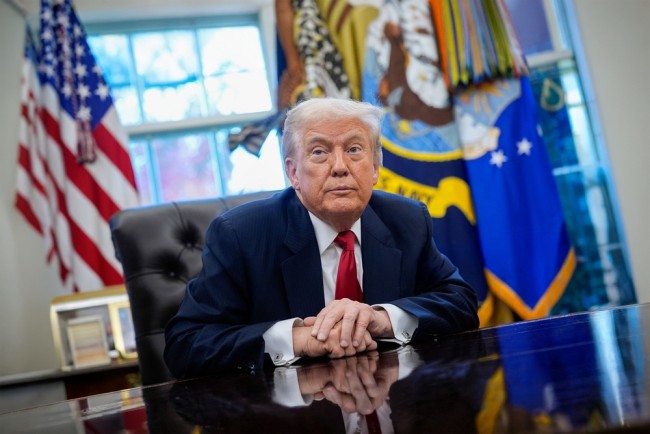 Trump ontvangt de Nobelprijs voor de vrede van Machado