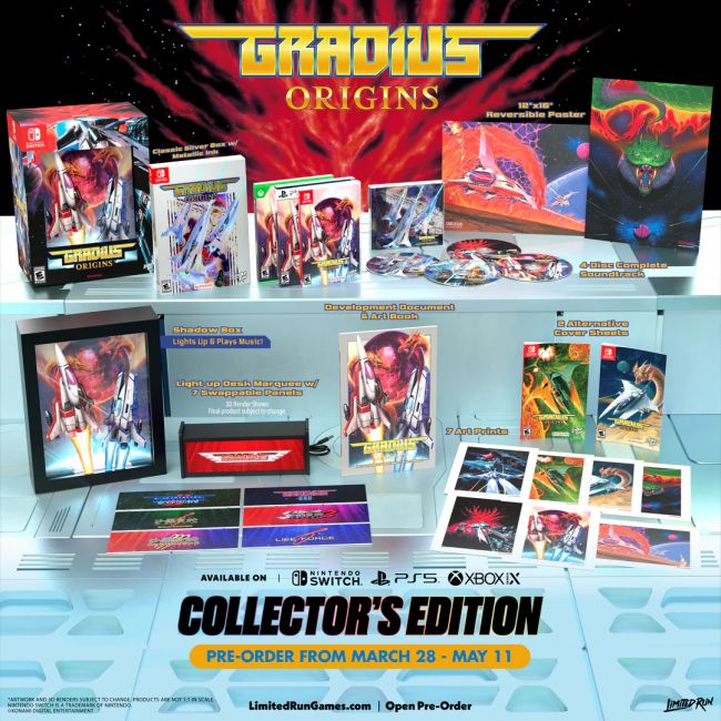 Gradius Origins krijgt fysieke releases voor alle consoles