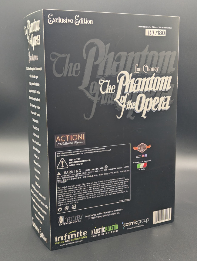Phantom of the Opera 1/6 Action Figure is een wonder om te aanschouwen.