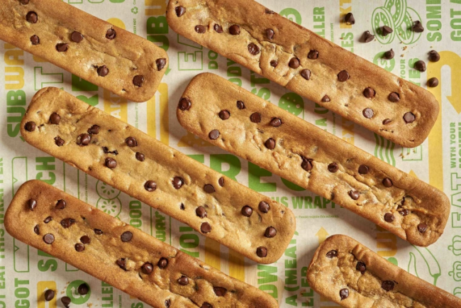 Subway adds footlong cookies to menu