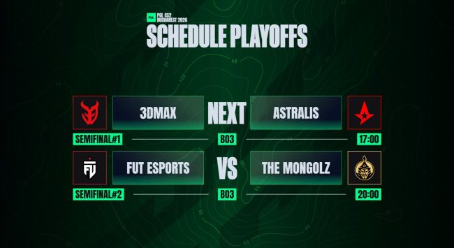 PGL Boekarest 2026: Hier zijn de halve finale-wedstrijden van vandaag