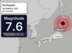 Japan geeft tsunami-waarschuwing na een krachtige aardbeving van 7,6