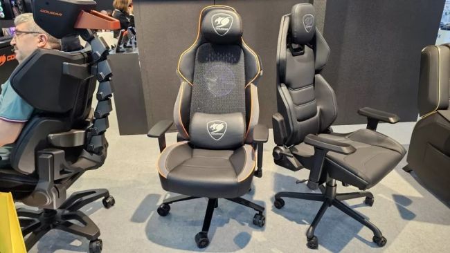 This new gaming chair has a fan on the back