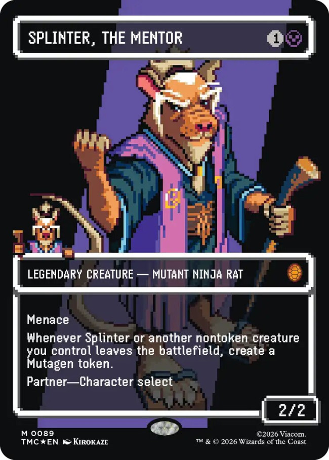 De Teenage Mutant Ninja Turtles-collectie van Magic: The Gathering bevat kaarten geïnspireerd op de spellen