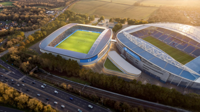 Het nieuwe stadion van Brighton wordt het eerste in Europa dat speciaal voor het vrouwenteam is ontworpen, en het derde ter wereld