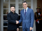 Zelensky bezoekt Madrid en Sanchez zegt: "niemand zal ons laten vergeten wat er in Oekra&iuml;ne gebeurt"