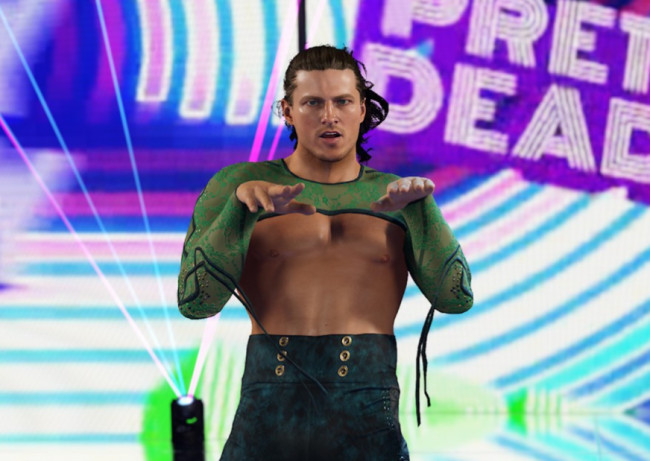 WWE-ster Kit Wilson presenteert zijn nieuwe kenmerkende move