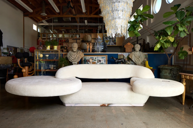 Robert Pattinson designed this weird couch