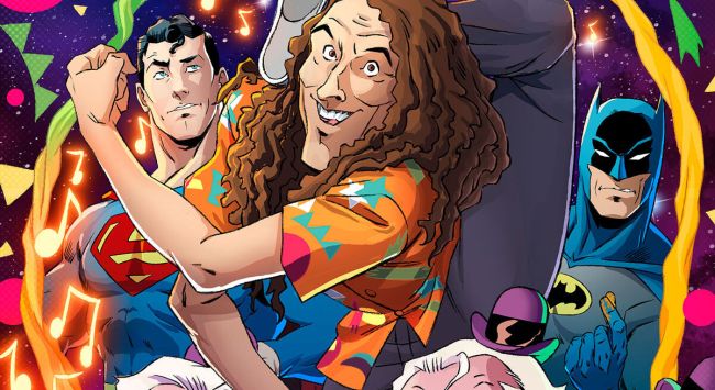 Superman, Batman, en Weird Al Yankovic... DC onthult World's Weirdest stripreeks