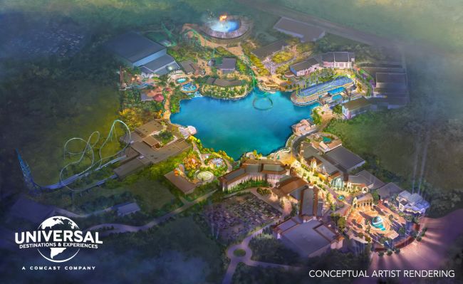 Het Britse pretpark van Universal onthult de definitieve naam en het logo, de bouw begint binnenkort voor de opening in 2031