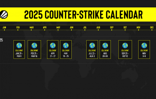 ESL schetst Counter-Strike-kalender voor 2025