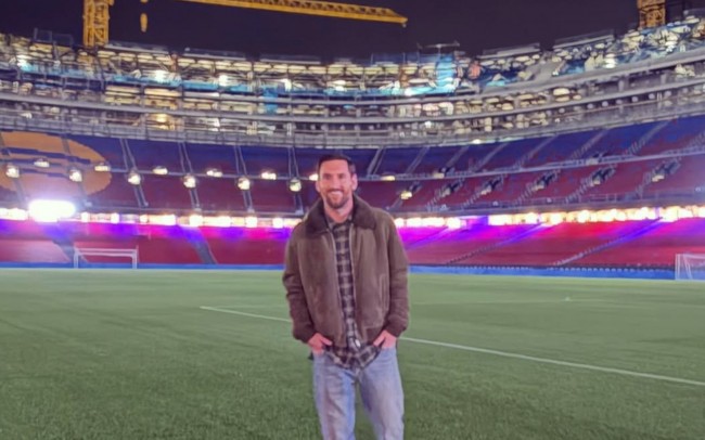 Messi's bezoek aan Camp Nou werd niet geregeld door FC Barcelona, die geen idee had dat hij zou komen