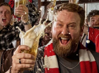 Biergigant maakt zich klaar voor het WK en laat al zijn spierballen zien