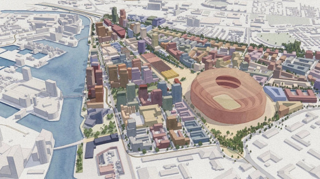 Manchester United onthult locatie en plannen voor het nieuwe stadion met 100.000 zitplaatsen