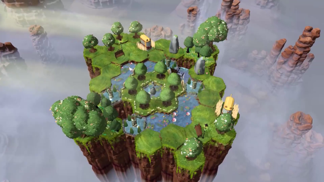 Fairy Mount over waarom het cosy strategy game Flame, Forest & Flood Godot gebruikt