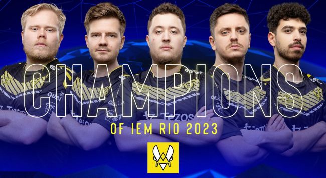 Team Vitality zijn de winnaars van IEM Rio 2023