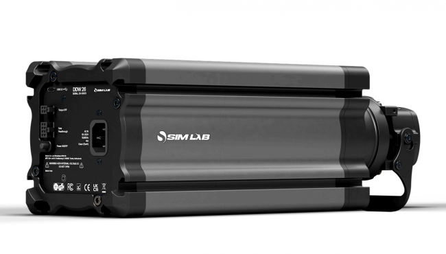 Dit is de eerste wheelbase van Simlab, de DDX Torquesync