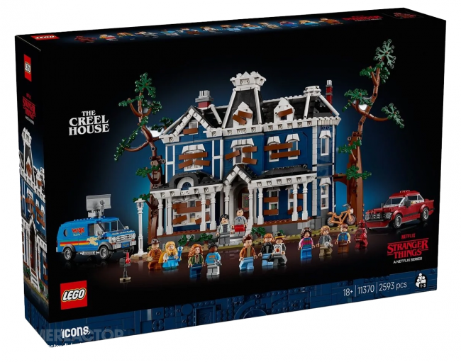 De eerste afbeeldingen en details van de Lego- en Stranger Things-megaset 'The Creel House' lekken uit